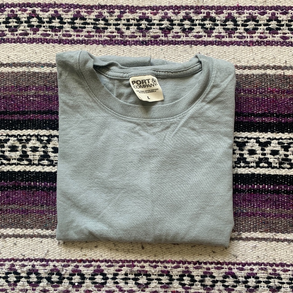 Port and Company Light Green Shirt